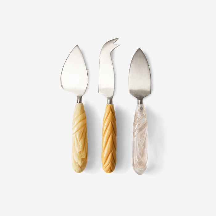 Набор из 3-х ножей для сыра Cheese knives (set of 3) – Cream, HKliving