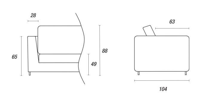 Диван-кровать Isabel, Ditre Italia