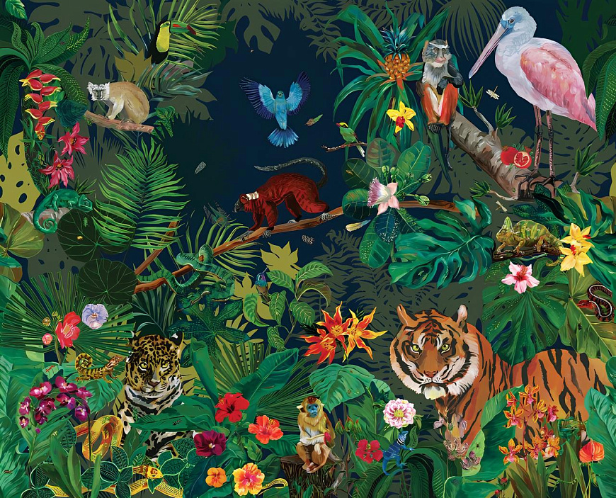 Обои Jungle Night, Moustache