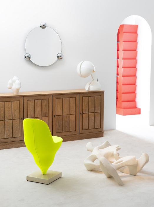 Настенное зеркало Sphera Orbit mirror, Moustache