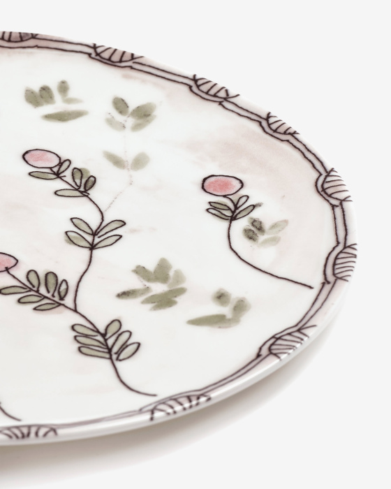 Набор из 2-х тарелок Plate Mirtillo Nude Midnight Flowers by Marni, Serax