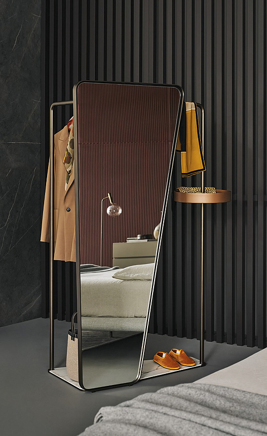 Напольная вешалка с зеркалом Camillo, Bonaldo