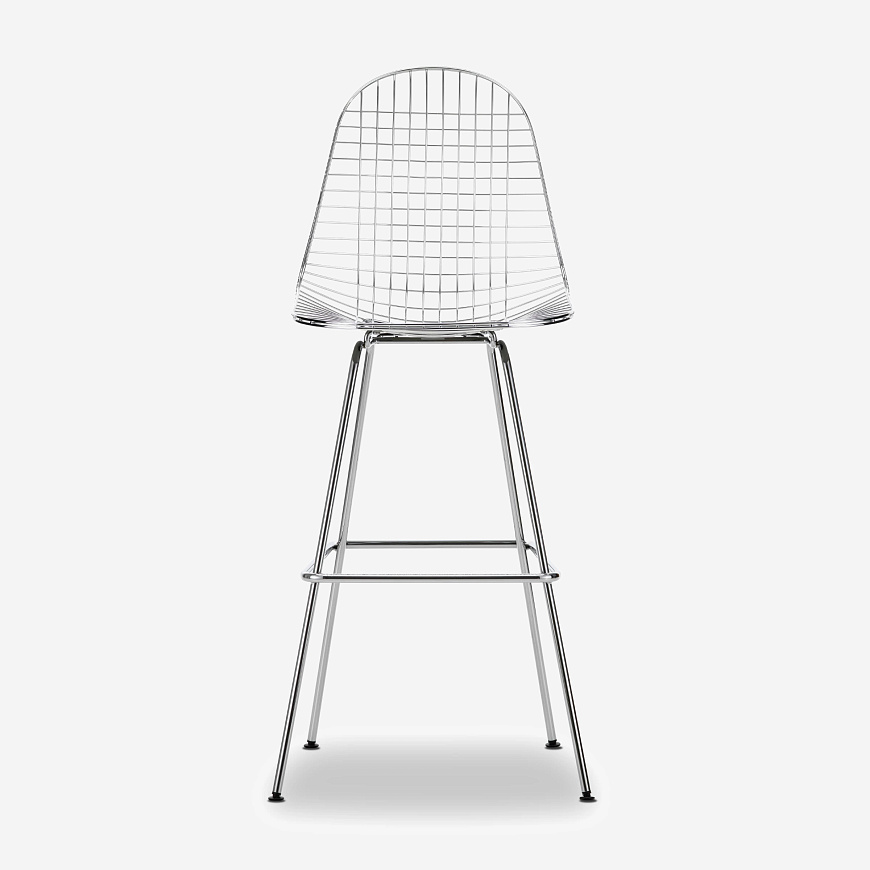 Полубарный стул Wire Stool Medium, Vitra