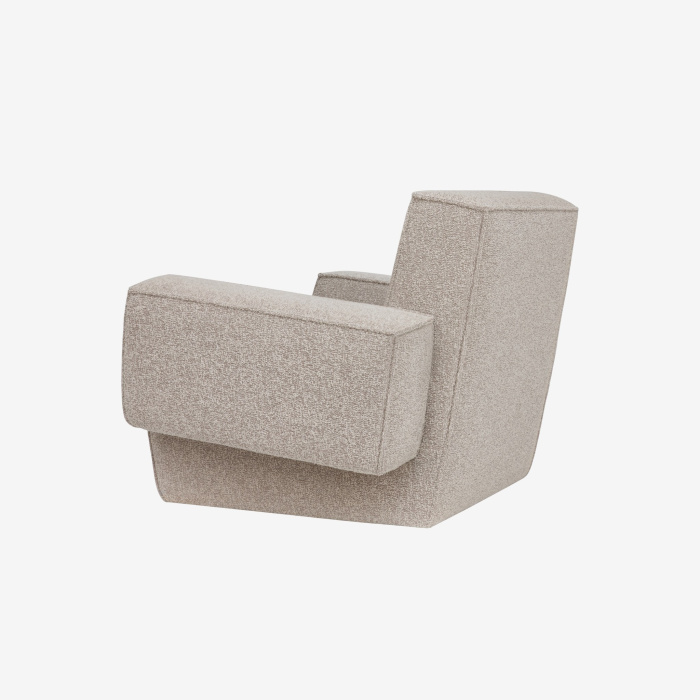 Кресло Hunk Lounge Chair With Armrests, Hem