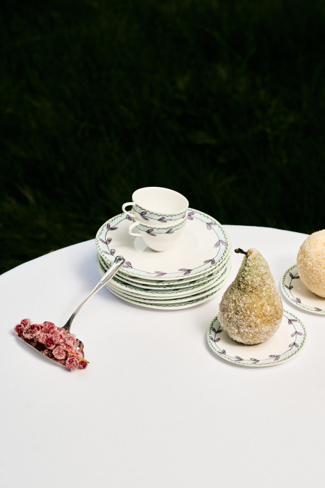 Набор из 2-х чайных пар Tea Cup + Saucer Blossom Milk Midnight Flowers by Marni, Serax