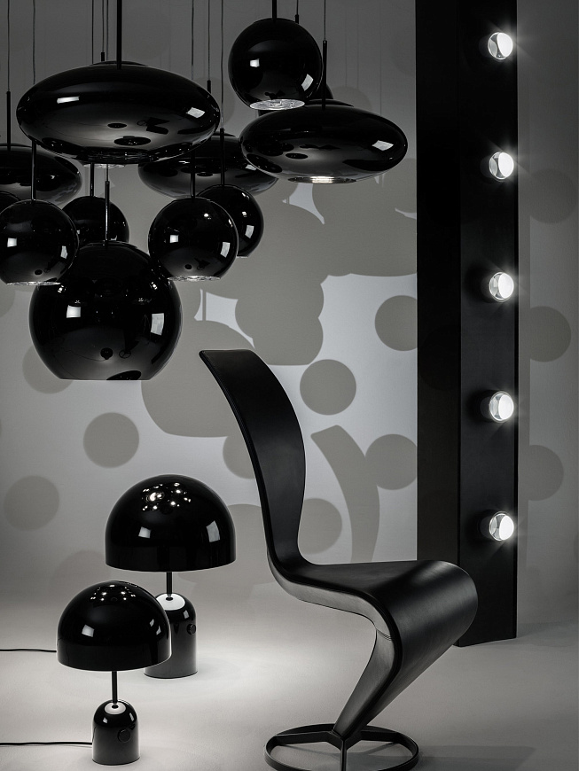 Настольная лампа Bell Black LED, Tom Dixon