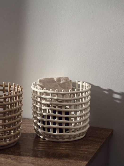 Корзина для хранения Ceramic Basket — Large, Ferm Living