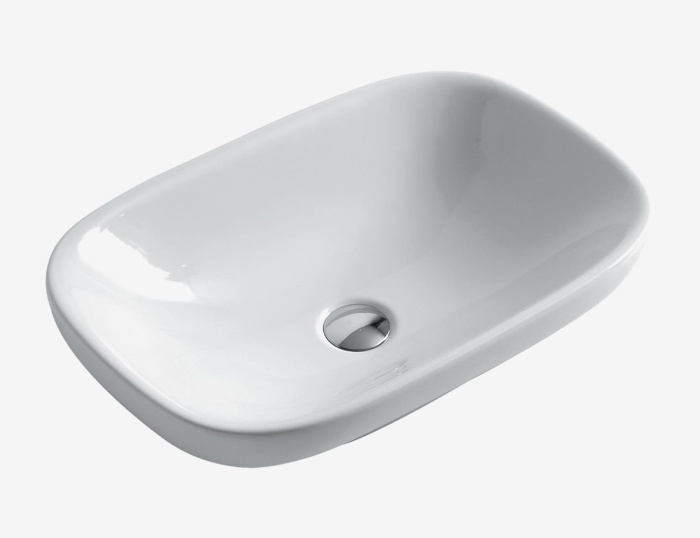 Полувстраиваемая раковина Genesis Lavabo, Ceramica Globo