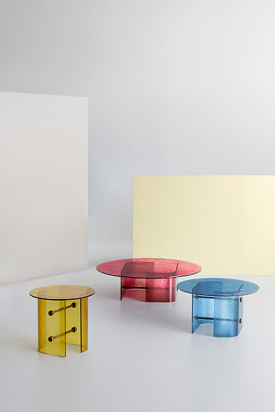 Журнальный столик Double L Glaze, Potocco