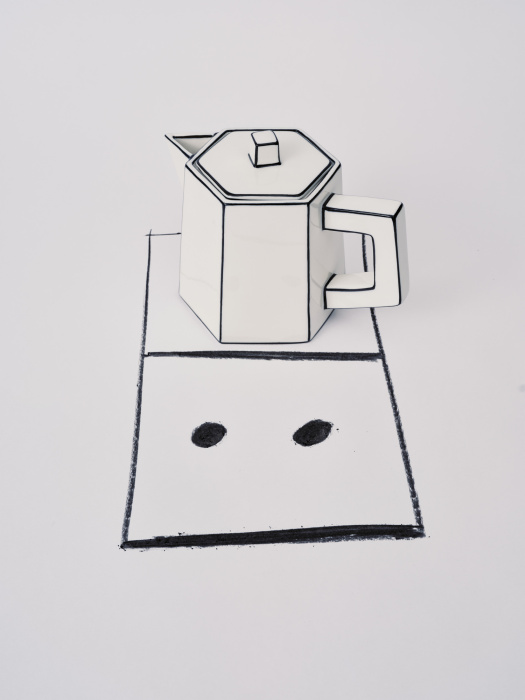 Заварочный чайник Tea pot white-black Carte Blanche, Serax