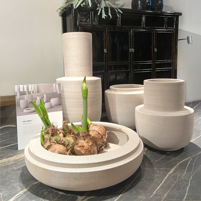 Кашпо Bowl Volumes Beige, Serax