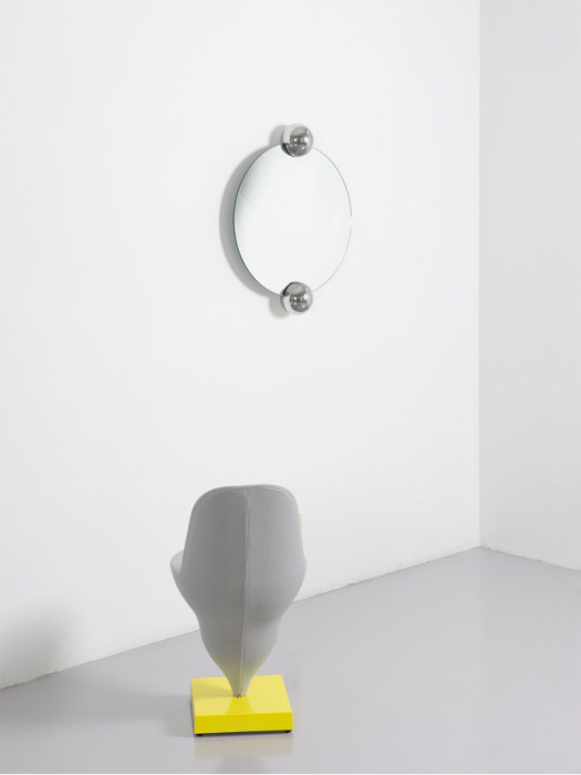 Настенное зеркало Sphera Solstice mirror, Moustache