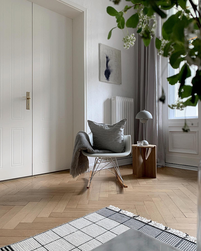 Кресло-качалка Eames Plastic Armchair RE RAR, Vitra