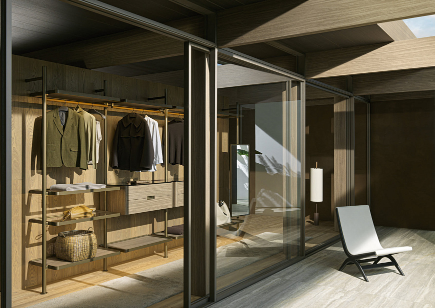 Гардеробная система Hector Night, Molteni&C