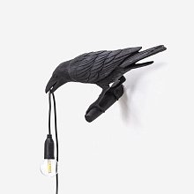 Настенный светильник Bird Looking Left Black, Seletti