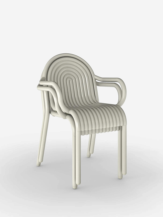 Уличное кресло Groove Arm Putty, Tom Dixon
