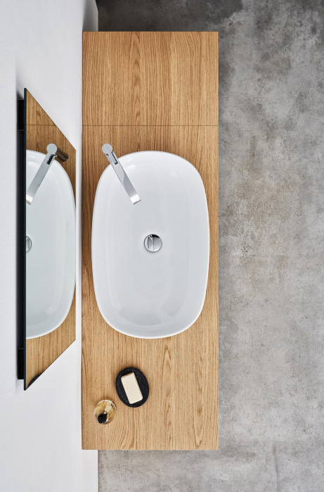 Накладная раковина без перелива Milk Light Washbasin, NIC Design