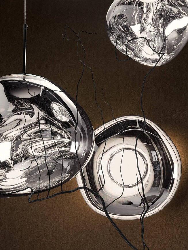 Настенный/Потолочный светильник Melt LED Surface Chrome, Tom Dixon
