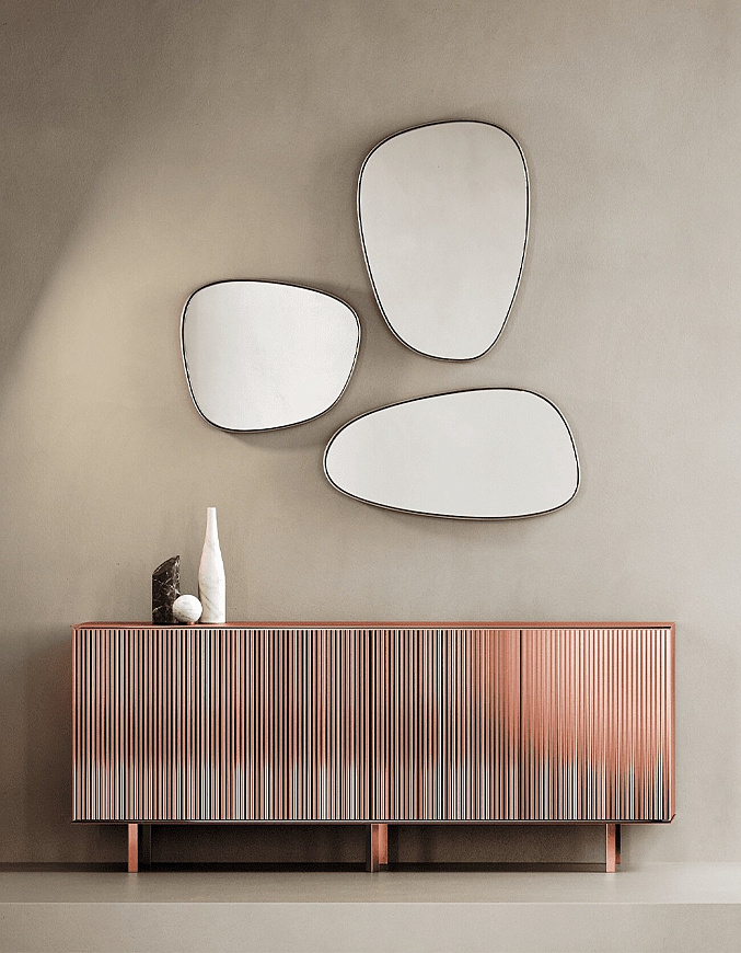 Настенное зеркало Syro Mirror, De Castelli