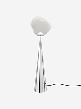 Торшер Melt Cone Fat Opal/Silver LED, Tom Dixon