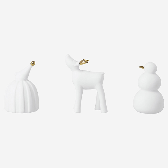 Набор из 3-х статуэток Winter figures — Set of 3, Räder