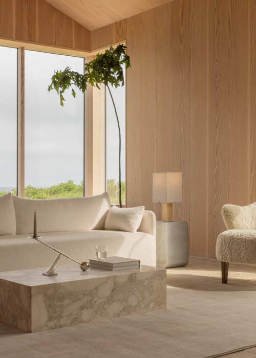 Настольный светильник Nonna Table Lamp Travertine, Audo Copenhagen (ex. Menu)