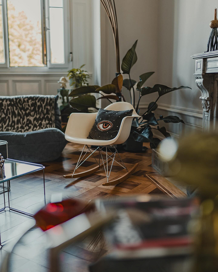 Кресло-качалка Eames Plastic Armchair RE RAR, Vitra