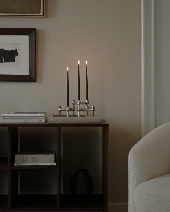 Набор из 6-ти декоративных свечей Stoff Nagel Candles by Ester&Erik box w/6 pcs, STOFF Nagel