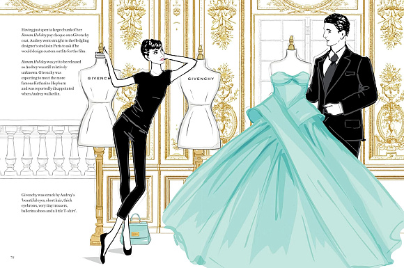 Книга Audrey Hepburn: The Illustrated World of a Style Icon, 