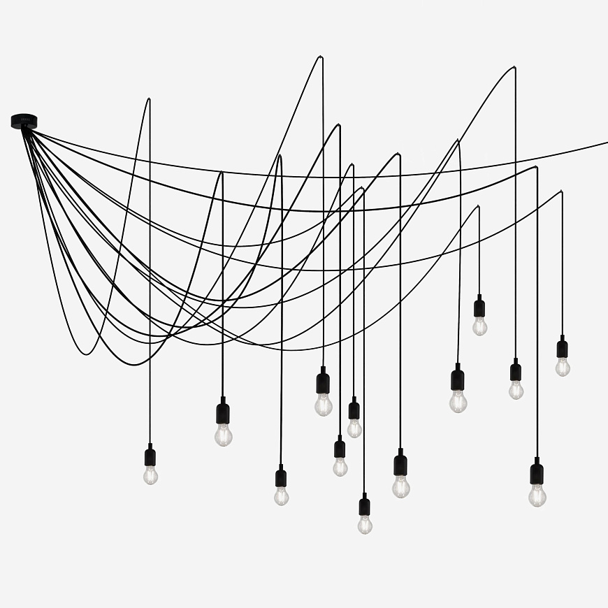 Потолочный светильник Maman Clear bulbs, Seletti