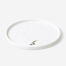 Тарелка Snowy Day small plate — Golden skates, Räder