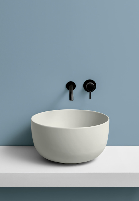 Накладная раковина без перелива Era Small On Top Bowl Ø40, Cielo