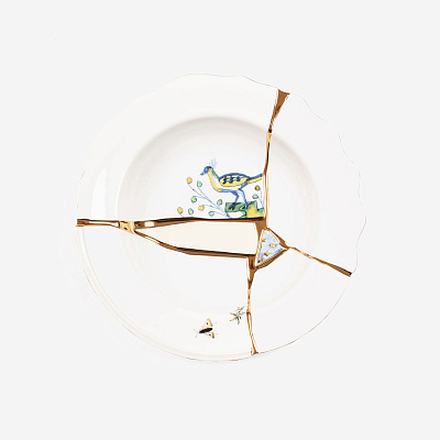 Глубокая тарелка Kintsugi 