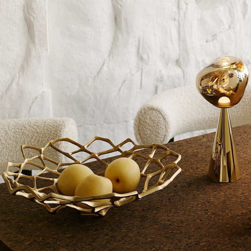 Ваза Bone Large Brass, Tom Dixon
