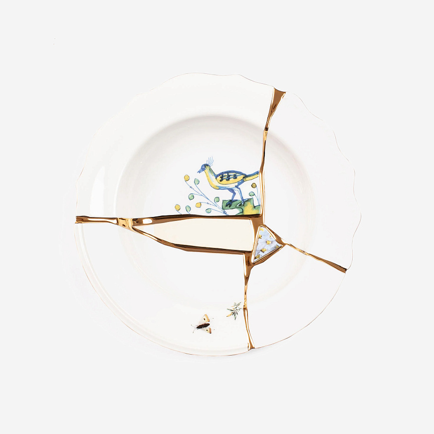 Глубокая тарелка Kintsugi, Seletti