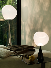 Настольная лампа Melt Cone Fat opal/black, Tom Dixon