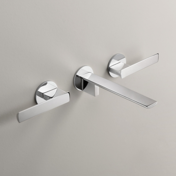 Настенный смеситель с двумя ручками и изливом AYL07, Cea Design