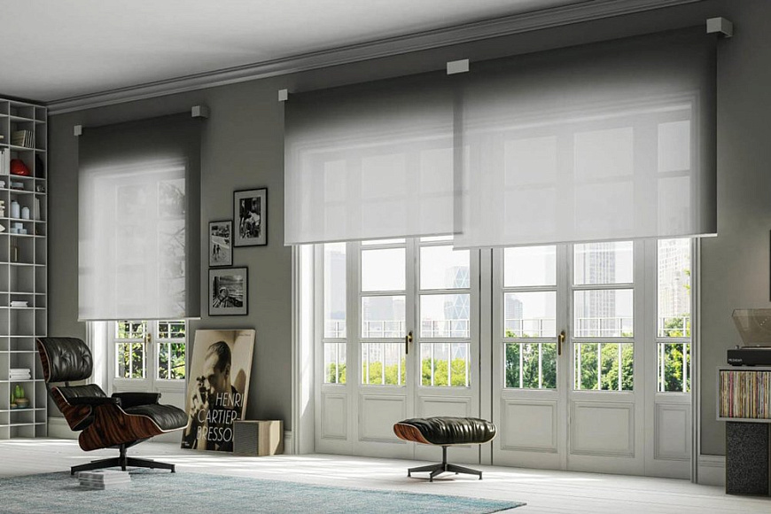 Система рулонных штор с электромотором Roll Sette, Tao