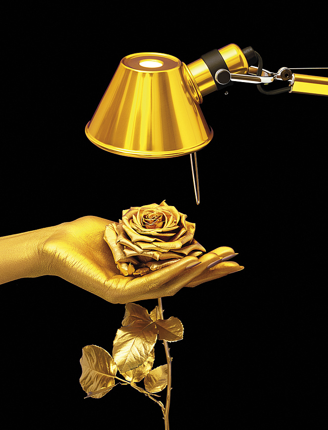 Настольная лампа Tolomeo Micro Gold 0011860A, Artemide