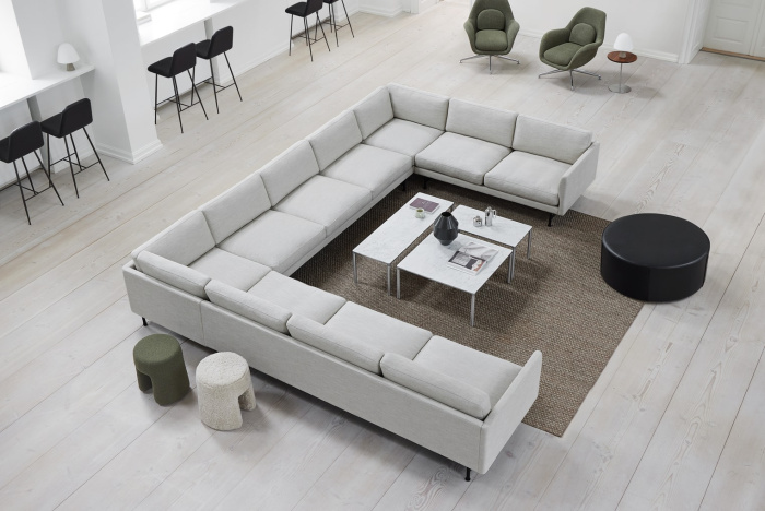 Журнальный столик Piloti Alu Table, Fredericia