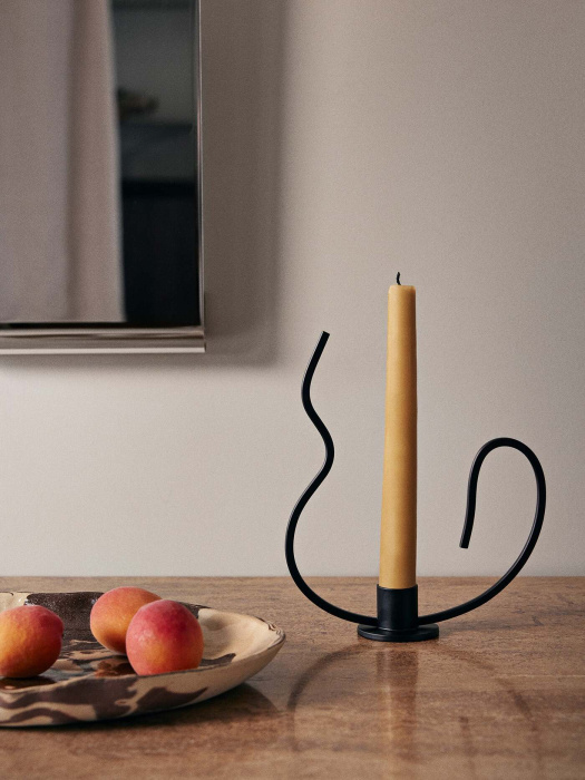 Подсвечник Valse Candle Holder — Low, Ferm Living