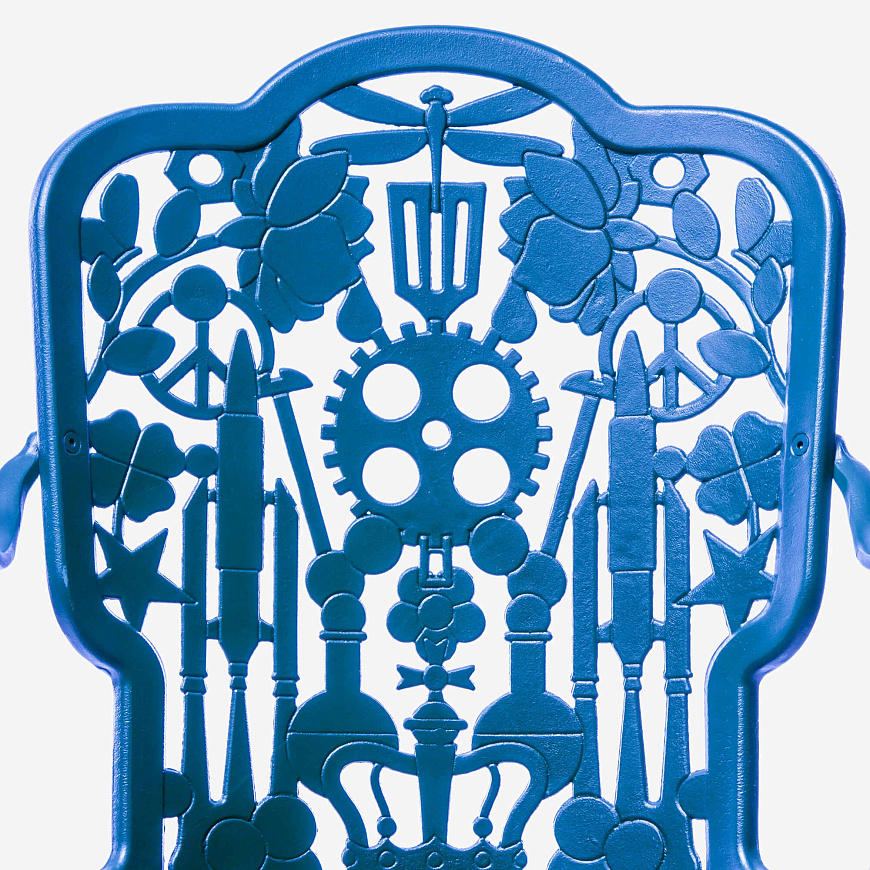 Стул Aluminium Blue, Seletti