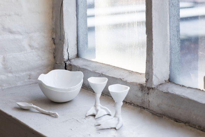 Подставка для яиц Egg Cup Peking Вuck Foot White Perfect Imperfection, Serax