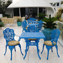 Стол Aluminium Square Blue, Seletti