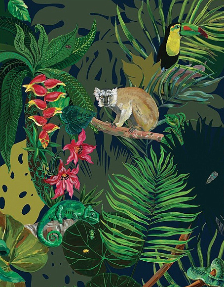 Обои Jungle Night, Moustache