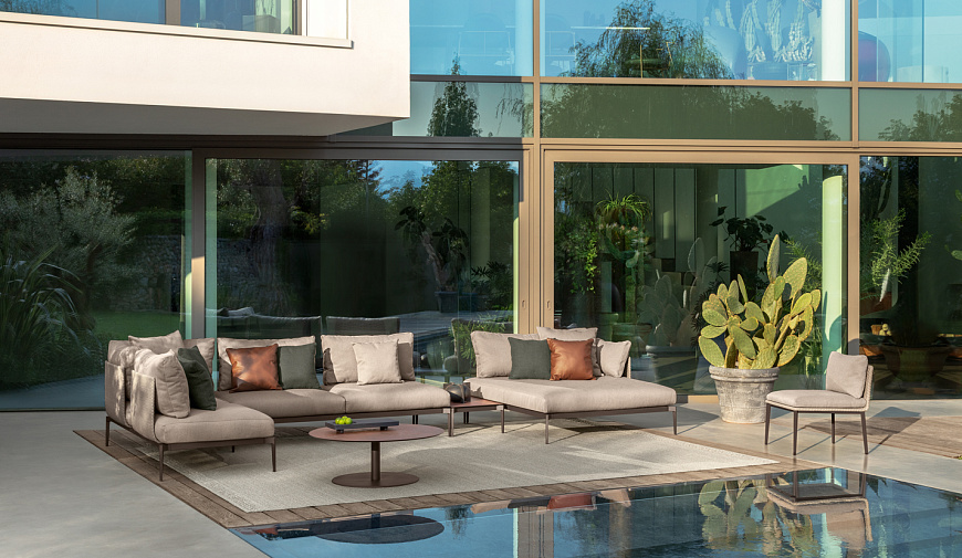 Уличный модульный диван Leaf, Talenti