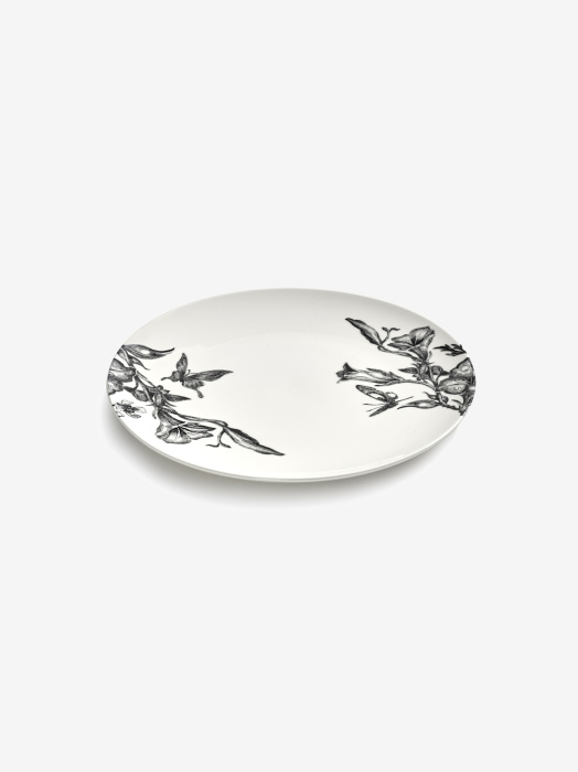 Тарелка Breakfast plate magical blossom white-black Unity, Serax