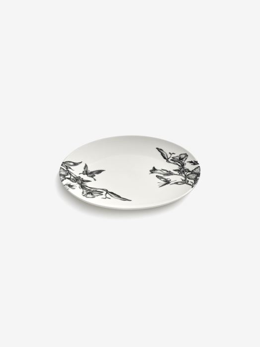 Десертная тарелка Dessert plate magical blossom white-black Unity, Serax