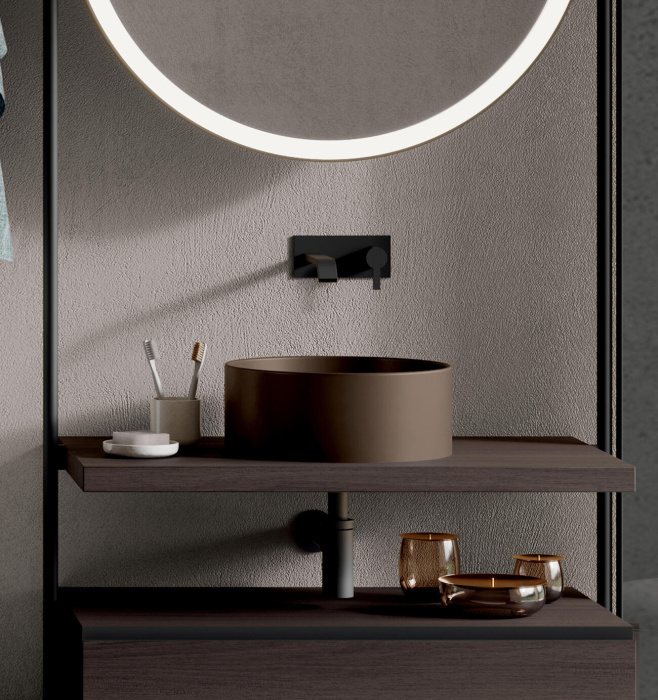 Накладная раковина без перелива Ovvio Tondo Washbasin, NIC Design