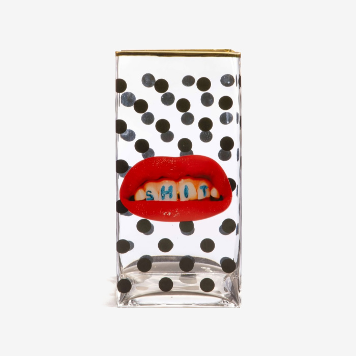 Ваза Glass Vase Shit Pois, Seletti